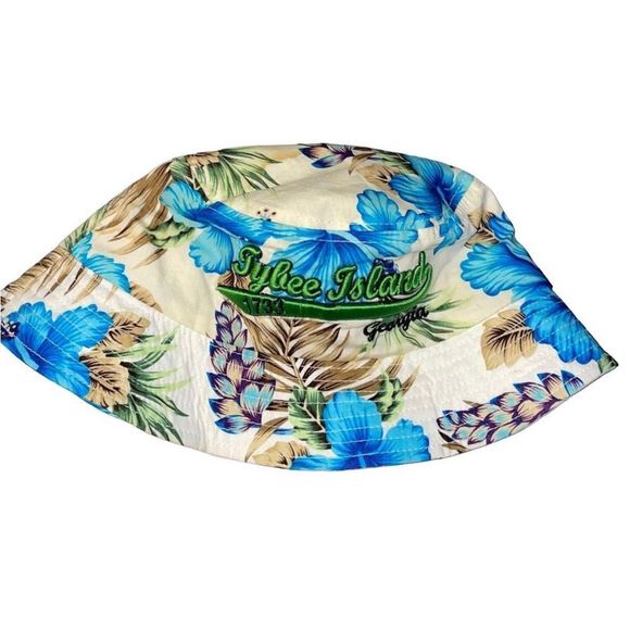 Tybee Island Floral Bucket Hat - Bid Now = Discounted Shipping - Picture 2 of 10